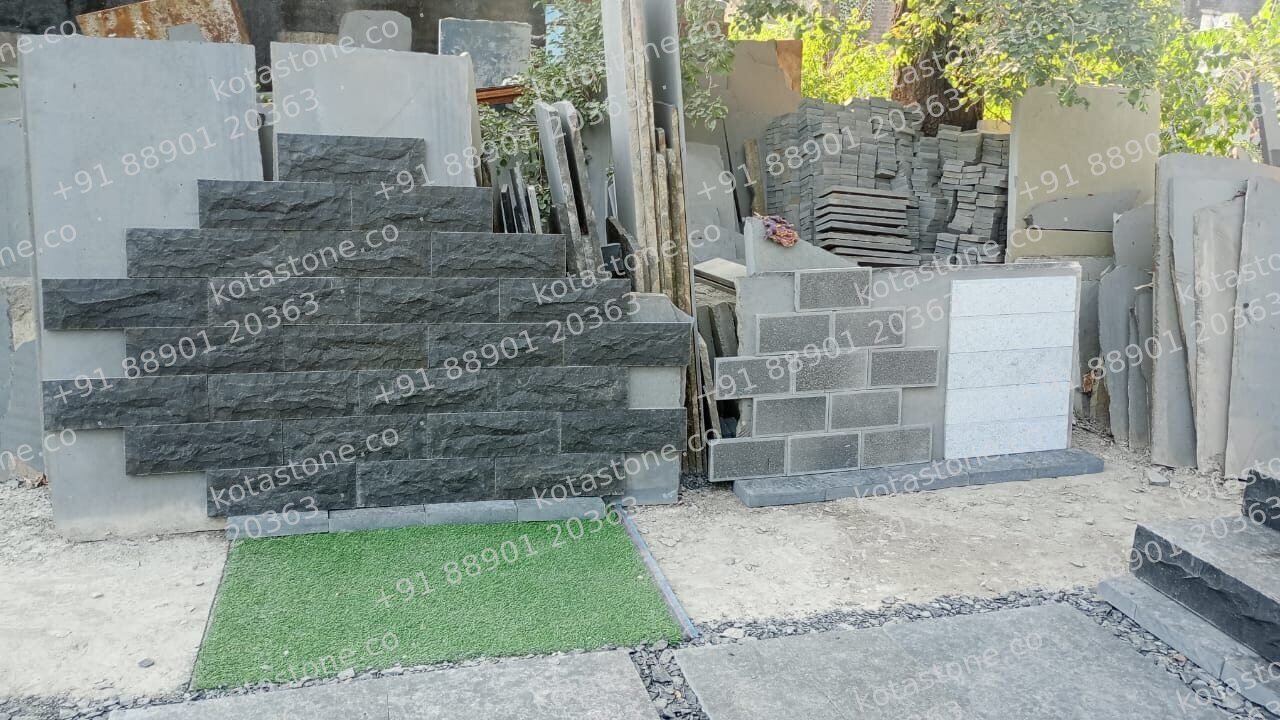 Cladding patterns built in the yard
