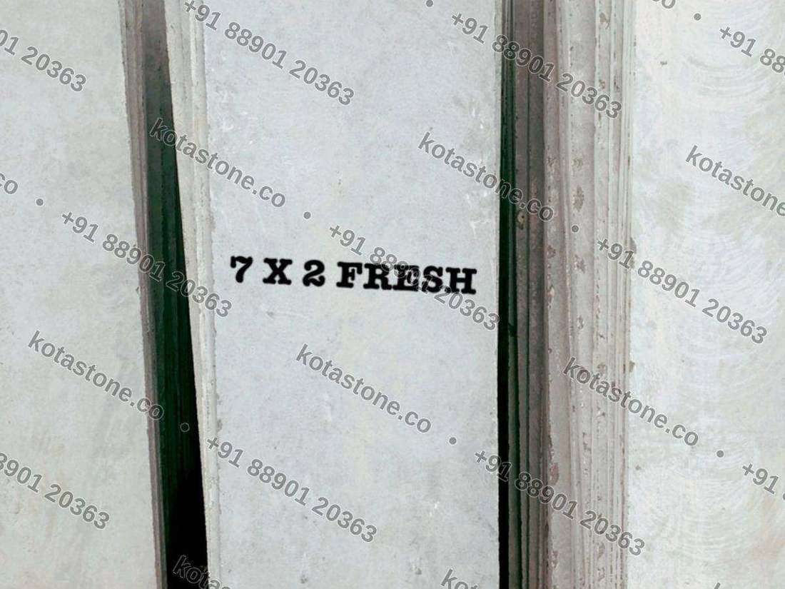 Rough fresh-grade 7′ × 2′ slabs