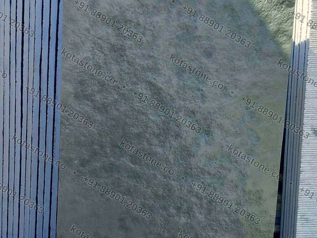 Green Kota Stone — Deep green, the premium grade