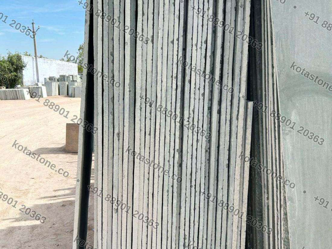 High-polish Kota stacked in the yard