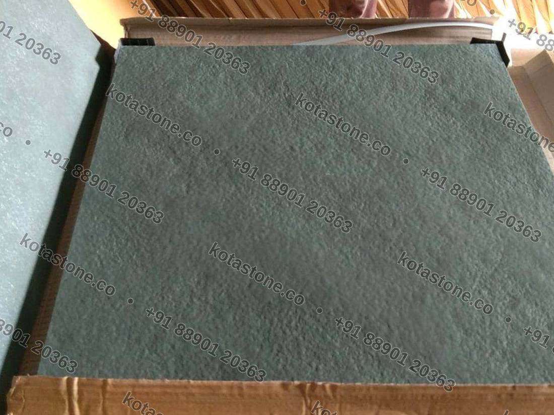 Leather finish, blue Kota