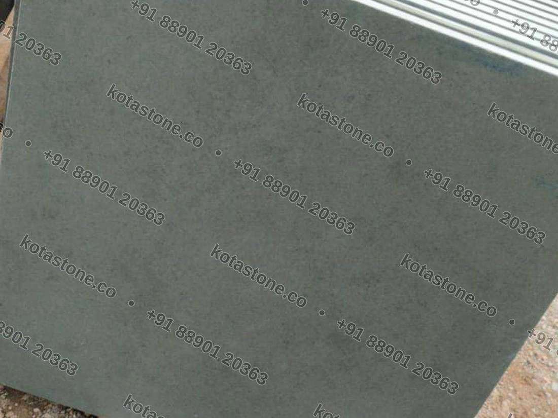 Non-calibrated polished Kota slab, angled view
